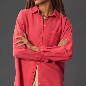 Pilcro Oversized Oxford Buttondown Shirt